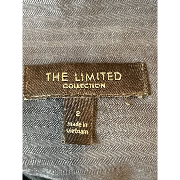 The Limited Women Mini Skirt Straight & Pencil High Waisted Back Zip Gray Size 2 - Picture 6 of 7